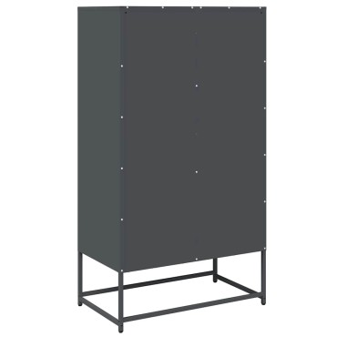 vidaXL Highboard Ανθρακί 68x39x123cm Χάλυβας 1 τεμ.