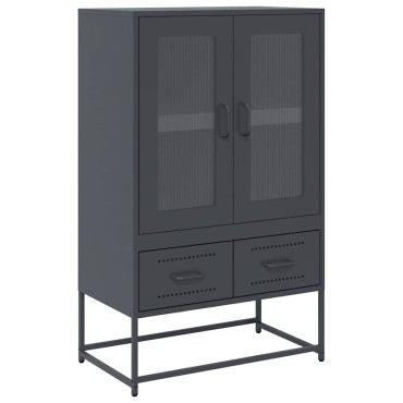 vidaXL Ντουλάπι Ανθρακί 68x39x111,5cm από Χάλυβα 1 τεμ.