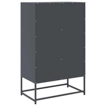 vidaXL Ντουλάπι Ανθρακί 68x39x111,5cm από Χάλυβα 1 τεμ.