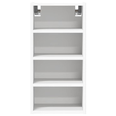 vidaXL κρεμαστό ντουλάπι Riga Λευκό 30x29,5x60cm Ξύλινη κατασκευή 1 τεμ.