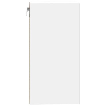 vidaXL κρεμαστό ντουλάπι Riga Λευκό 30x29,5x60cm Ξύλινη κατασκευή 1 τεμ.