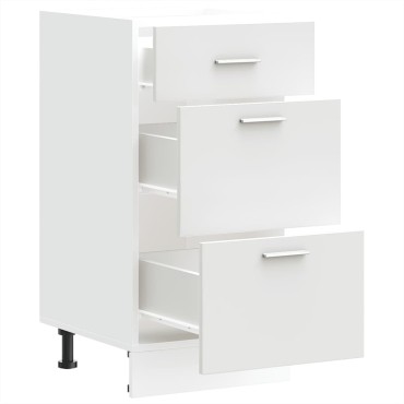 vidaXL Ντουλάπι "Lyon" Λευκό 40x46x81,5cm από Τεχνητό Ξύλο 1 τεμ.