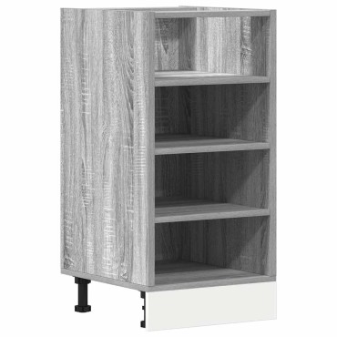 vidaXL Κάτω ντουλάπι Riga γκρι Sonoma 40x44,5x81,5cm