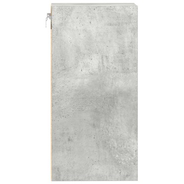 vidaXL Κρεμαστό Ντουλάπι "Riga" Γκρι Σκυρόδεμα 30x29,5x60cm από Τεχνητό Ξύλο 1 τεμ.