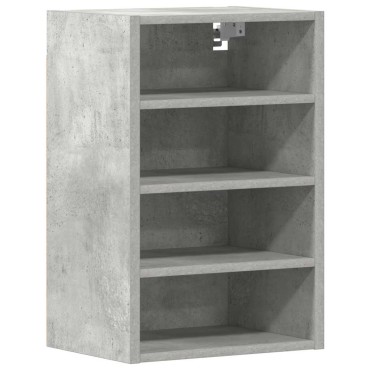 vidaXL Κρεμαστό Ντουλάπι "Riga" Γκρι Σκυρόδεμα 40x29,5x60cm από Τεχνητό Ξύλο 1 τεμ.