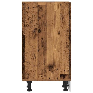 vidaXL Κάτω ντουλάπι Riga Παλιό ξύλο 40x44,5x81,5cm