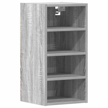vidaXL κρεμαστό ντουλάπι Riga γκρι Sonoma 30x29,5x60cm 1 τεμ.