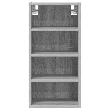 vidaXL κρεμαστό ντουλάπι Riga γκρι Sonoma 30x29,5x60cm 1 τεμ.