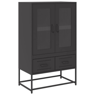 vidaXL Ντουλάπι Μαύρο 68x39x111,5cm από Χάλυβα 1 τεμ.