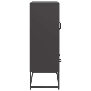 vidaXL Ντουλάπι Μαύρο 68x39x111,5cm από Χάλυβα 1 τεμ.
