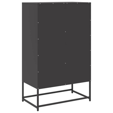 vidaXL Ντουλάπι Μαύρο 68x39x111,5cm από Χάλυβα 1 τεμ.
