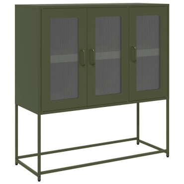 vidaXL Ντουλάπι Λαδί 100,5x39x107cm από Χάλυβα Ψυχρής Έλασης 1 τεμ.