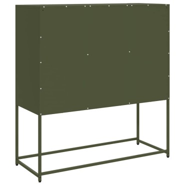 vidaXL Ντουλάπι Λαδί 100,5x39x107cm από Χάλυβα Ψυχρής Έλασης 1 τεμ.