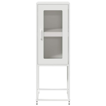 vidaXL Sideboard Λευκό 36x39x107cm Ατσάλι ψυχρής έλασης 1 τεμ.