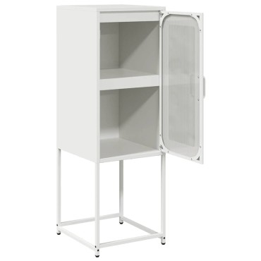 vidaXL Sideboard Λευκό 36x39x107cm Ατσάλι ψυχρής έλασης 1 τεμ.