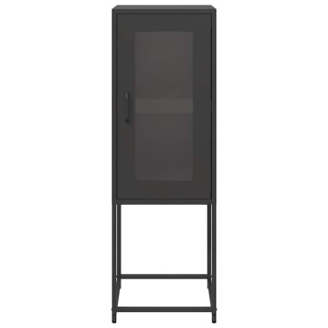 vidaXL Sideboard Μαύρο 36x39x107cm από χάλυβα ψυχρής έλασης 1 τεμ.