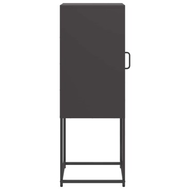vidaXL Sideboard Μαύρο 36x39x107cm από χάλυβα ψυχρής έλασης 1 τεμ.