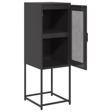vidaXL Sideboard Μαύρο 36x39x107cm από χάλυβα ψυχρής έλασης 1 τεμ.