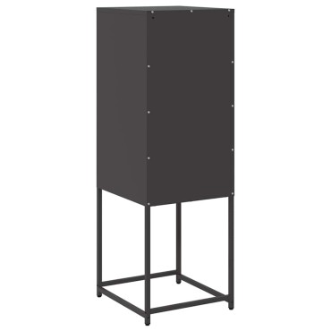 vidaXL Sideboard Μαύρο 36x39x107cm από χάλυβα ψυχρής έλασης 1 τεμ.