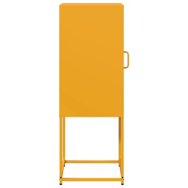 vidaXL Sideboard Μουστάρδα κίτρινη 36x39x107cm χάλυβα ψυχρής έλασης 1 τεμ.