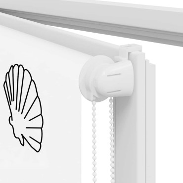 vidaXL Κουρτίνα Μπάνιου Ρολό 150x240 εκ. Πλάτος υφάσματος 146 εκ.