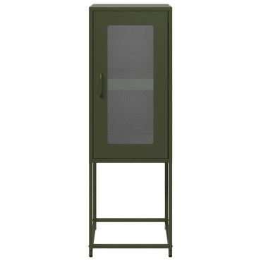 vidaXL Sideboard Ελαιοπράσινο 36x39x107cm Ατσάλι ψυχρής έλασης 1 τεμ.