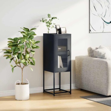 vidaXL Sideboard Ανθρακί 36x39x107cm Ατσάλι ψυχρής έλασης 1 τεμ.