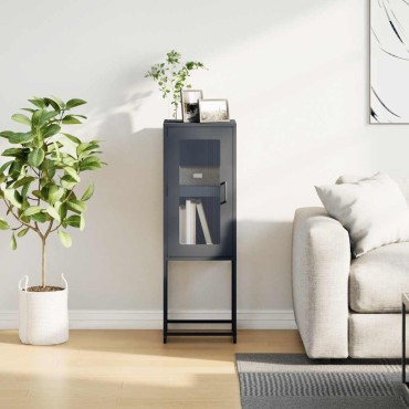 vidaXL Sideboard Ανθρακί 36x39x107cm Ατσάλι ψυχρής έλασης 1 τεμ.