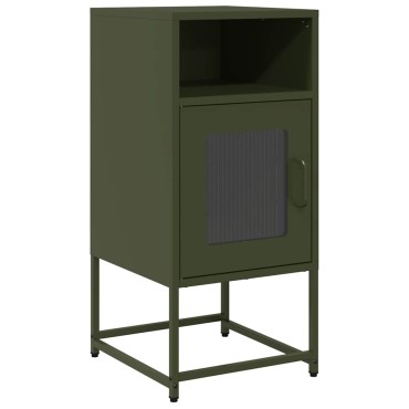vidaXL Κομοδίνο ντουλάπι Ελαιοπράσινο 36x39x78cm από 1 τεμ.