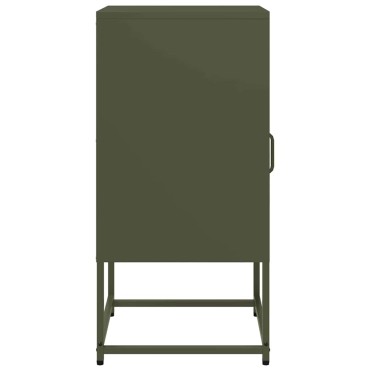 vidaXL Κομοδίνο ντουλάπι Ελαιοπράσινο 36x39x78cm από 1 τεμ.