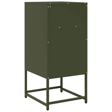 vidaXL Κομοδίνο ντουλάπι Ελαιοπράσινο 36x39x78cm από 1 τεμ.