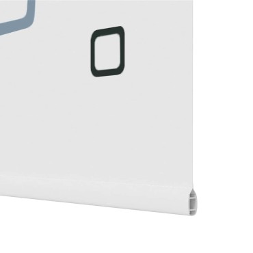vidaXL Κουρτίνα Μπάνιου Ρολό 100x240 εκ. Πλάτος υφάσματος 96 εκ.