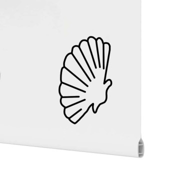 vidaXL Κουρτίνα Μπάνιου Ρολό 90x240 εκ. Πλάτος υφάσματος 86 εκ.