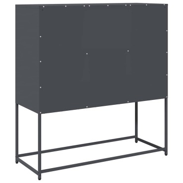vidaXL Ντουλάπι Ανθρακί 100,5x39x107cm από Χάλυβα Ψυχρής Έλασης 1 τεμ.
