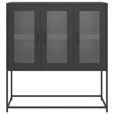 vidaXL Ντουλάπι Μαύρο 100,5x39x107cm από Χάλυβα Ψυχρής Έλασης 1 τεμ.