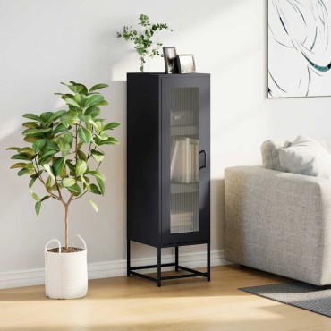vidaXL Highboard Ανθρακί 36x39x123cm Ατσάλι ψυχρής έλασης 1 τεμ.