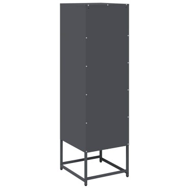 vidaXL Highboard Ανθρακί 36x39x123cm Ατσάλι ψυχρής έλασης 1 τεμ.