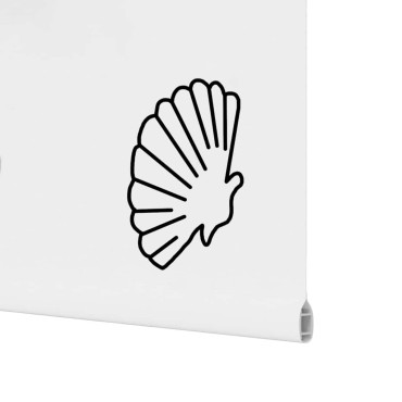 vidaXL Κουρτίνα Μπάνιου Ρολό 100x240 εκ. Πλάτος υφάσματος 96 εκ.