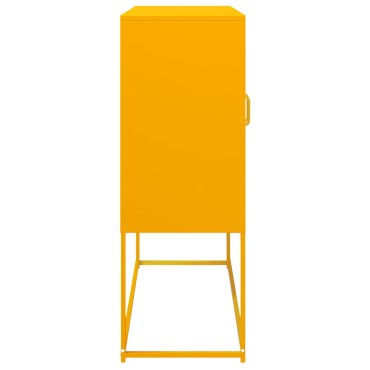 vidaXL Ντουλάπι Μουσταρδί 100,5x39x107cm από Χάλυβα Ψυχρής Έλασης 1 τεμ.