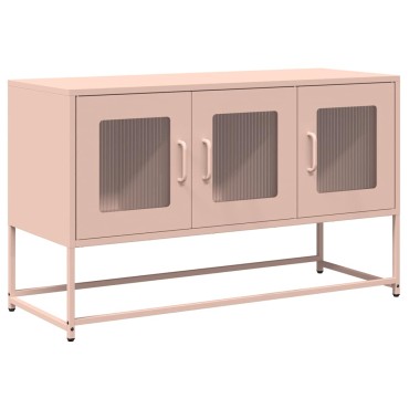 ντουλάπι τηλεόρασης vidaXL Ροζ 100,5x39x60,5cm Ατσάλι ψυχρής έλασης