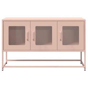 ντουλάπι τηλεόρασης vidaXL Ροζ 100,5x39x60,5cm Ατσάλι ψυχρής έλασης