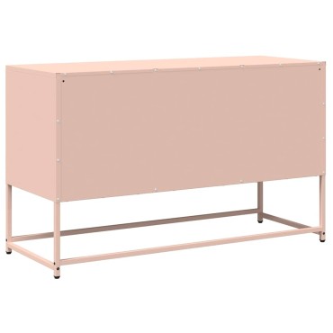 ντουλάπι τηλεόρασης vidaXL Ροζ 100,5x39x60,5cm Ατσάλι ψυχρής έλασης