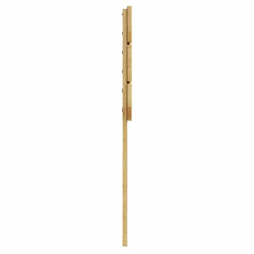 vidaXL κεφαλάρι μασίφ ξύλο δρυς 77x3x79 cm