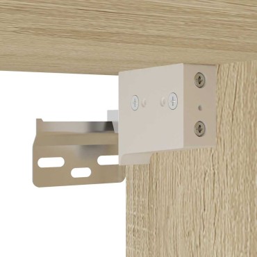 vidaXL Επίτοιχο κομοδίνο Sonoma Oak 40x31x39,5cm 1 τεμ.