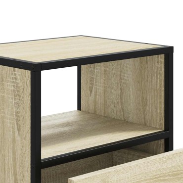 vidaXL Επίτοιχο κομοδίνο Sonoma Oak 40x31x39,5cm 1 τεμ.