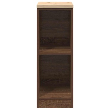 vidaXL ντουλάπι αποθήκευσης γκαράζ 30x51x85 εκ μασίφ ξύλο πεύκο