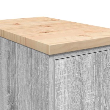 vidaXL ντουλάπι αποθήκευσης γκαράζ 30x51x85 εκ μασίφ ξύλο πεύκο