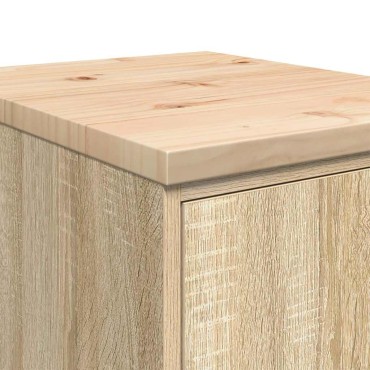 vidaXL ντουλάπι αποθήκευσης γκαράζ 40x51x85 εκ μασίφ ξύλο πεύκο