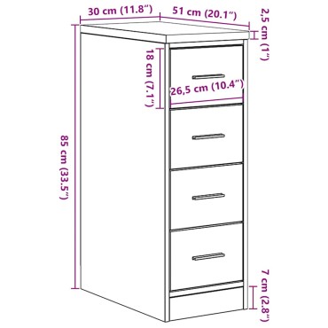 vidaXL ντουλάπι αποθήκευσης γκαράζ 30x51x85 εκ μασίφ ξύλο πεύκο