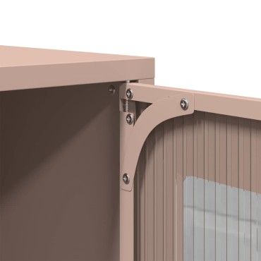 ντουλάπι τηλεόρασης vidaXL Ροζ 68x39x60,5cm Ατσάλι ψυχρής έλασης